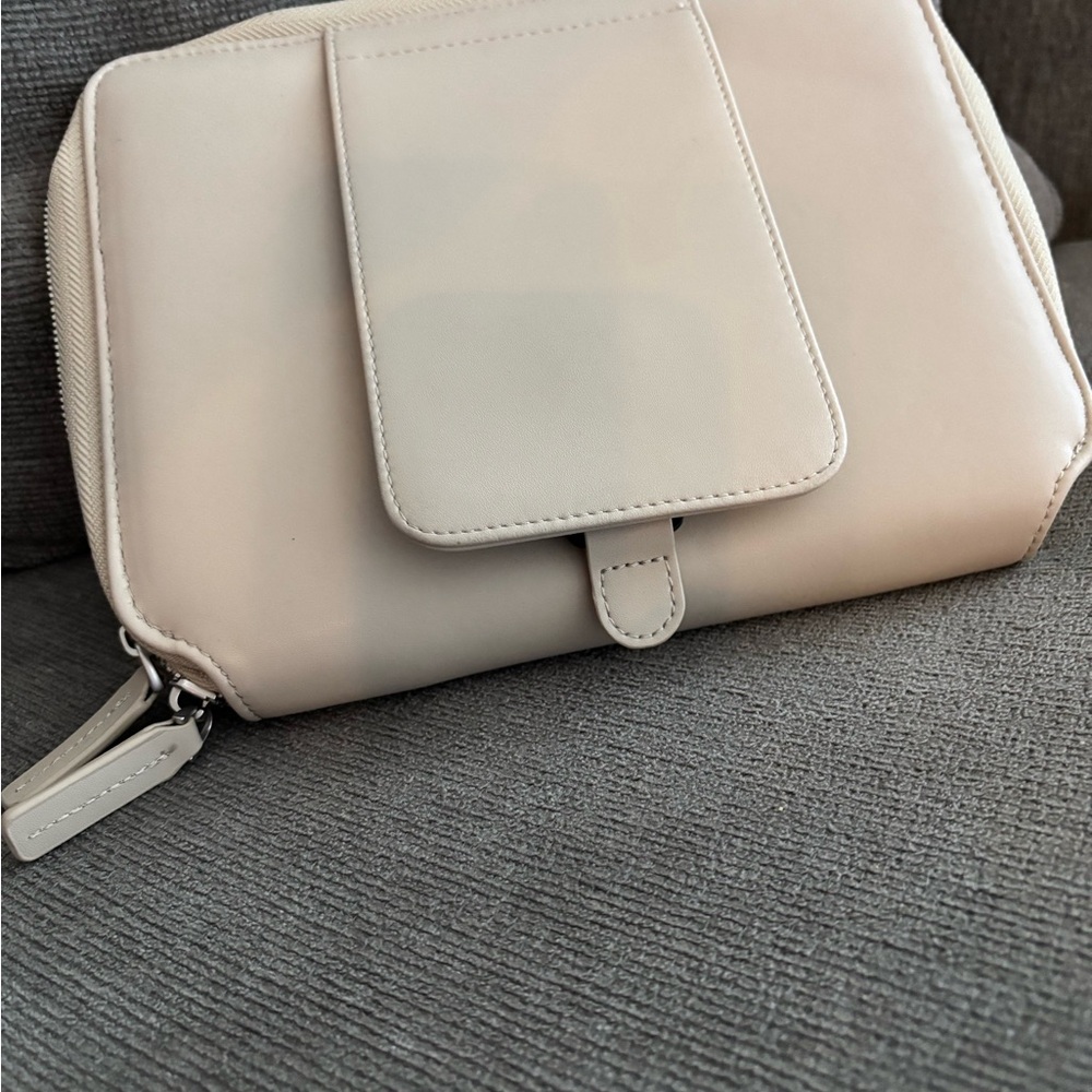 Cream Cosmetic Bag monos portfolio kit organization